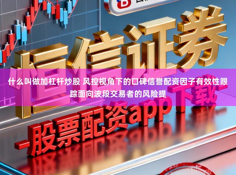 什么叫做加杠杆炒股 风控视角下的口碑信誉配资因子有效性跟踪面向波段交易者的风险提
