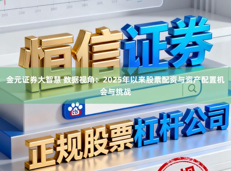 金元证券大智慧 数据视角：2025年以来股票配资与资产配置机会与挑战