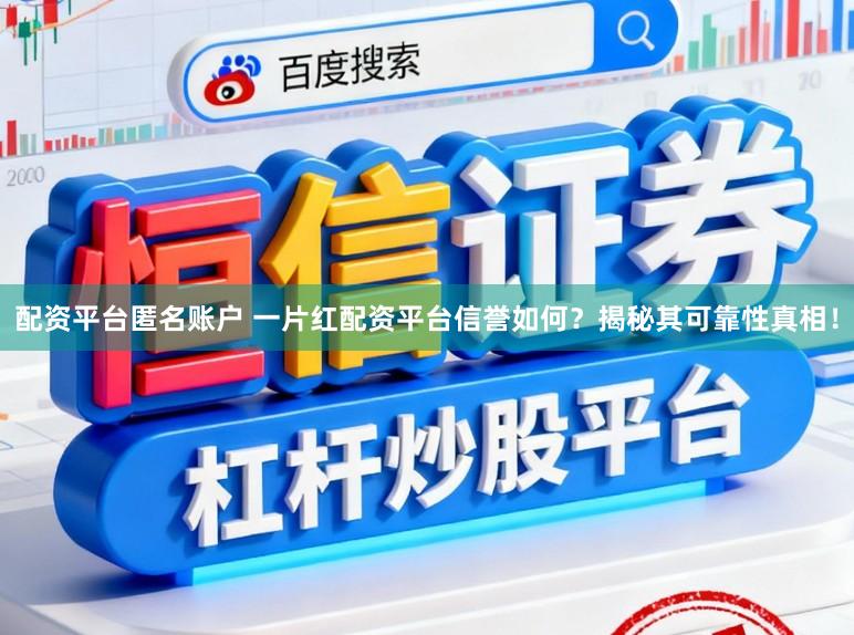 配资平台匿名账户 一片红配资平台信誉如何？揭秘其可靠性真相！