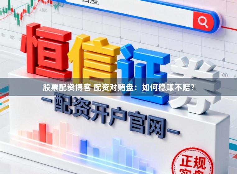 股票配资博客 配资对赌盘：如何稳赚不赔？